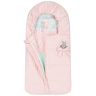 Baby Girls Pink Mouse Padded Nest, 1, hi-res
